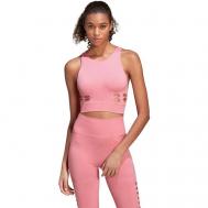 Топ  Truepurpose Yoga Knit Crop, размер M INT, розовый adidas by Stella McCartney
