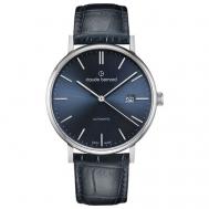 Наручные часы  80102-3BUIN, серебряный, синий Claude Bernard