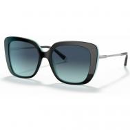 Солнцезащитные очки , синий, черный Tiffany