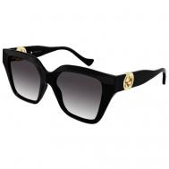 Солнцезащитные очки , черный, серый Gucci