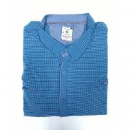 Рубашка , размер 6XL(64), синий Нет бренда