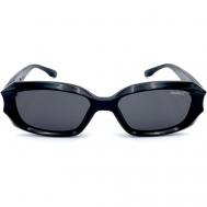 Солнцезащитные очки , узкие, оправа: пластик, с защитой от УФ, черный Smakhtin'S eyewear & accessories