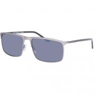 Солнцезащитные очки , прямоугольные, оправа: металл, для мужчин, серебряный Jaguar