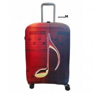 Чехол для чемодана  2339_M, полиэстер, размер M, бордовый Vip Collection