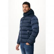 куртка , демисезон/зима, силуэт прямой, капюшон, карманы, размер XL, синий Mexx