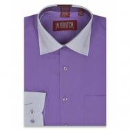 Рубашка , размер 40 ворот/176-182, фиолетовый Imperator
