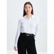 Блуза  , повседневный стиль, длинный рукав, размер XL, черный ZARINA