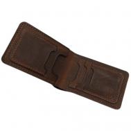 Бумажник , фактура матовая, коричневый Cesare C