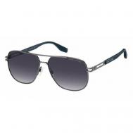 Солнцезащитные очки , прямоугольные, оправа: металл, для мужчин, серый Marc Jacobs