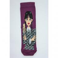 Женские носки  средние, нескользящие, подарочная упаковка, на Новый год, фантазийные, размер 36-44, горчичный, голубой FRIDA