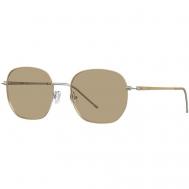 Солнцезащитные очки , квадратные, оправа: металл, коричневый BOSS