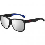 Солнцезащитные очки , вайфареры, оправа: пластик, для мужчин, голубой BOSS