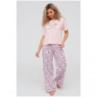 Пижама , размер 54, розовый Dianida
