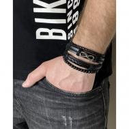 Комплект браслетов, 1 шт., размер 27 см., размер one size, черный Own Accessories
