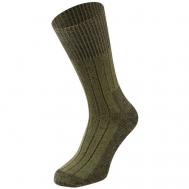 Носки , плоские швы, с утеплением, размер 43-45, зеленый Tesema