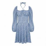Платье , вискоза, повседневное, размер S, голубой L2 Atelier