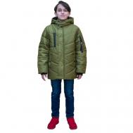Куртка , демисезон/зима, манжеты, размер 140-146, хаки MIDIMOD GOLD