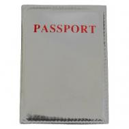Обложка для паспорта , серебряный Fostenborn