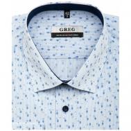Рубашка , размер 174-184/42, голубой Greg