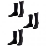 Мужские носки , 3 пары, классические, воздухопроницаемые, усиленная пятка, размер 31, черный Dr. Feet