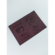 Обложка для паспорта , натуральная кожа, бордовый S.V.