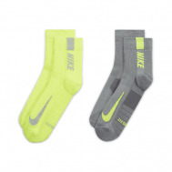 Носки , размер M, серый, желтый, 2 пары Nike