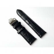 Ремешок , натуральная кожа, для мужчин, размер 22/20 M, черный Tissot