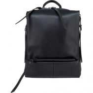Рюкзак  кросс-боди , внутренний карман, регулируемый ремень, черный PELLECON