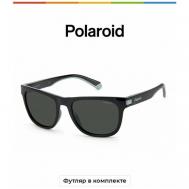 Солнцезащитные очки , черный, серый Polaroid
