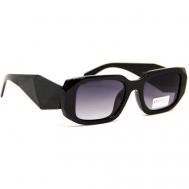 Солнцезащитные очки , квадратные, с защитой от УФ, поляризационные, для женщин, черный Barletta
