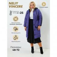 куртка  , размер 56, фиолетовый NELIY VINCERE