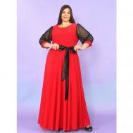 Платье , размер 64-66, красный Magesty