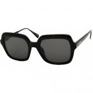 Солнцезащитные очки , бабочка, оправа: пластик, для женщин, черный Max&Co