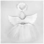 Карнавальный набор «Ангел», 3 предмета: юбка, ободок, крылья MikiMarket