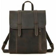 Рюкзак , натуральная кожа, внутренний карман, регулируемый ремень, коричневый Camelbags