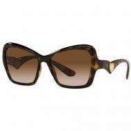 Солнцезащитные очки , кошачий глаз, оправа: пластик, для женщин, коричневый Dolce&Gabbana
