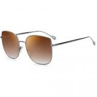 Солнцезащитные очки , квадратные, оправа: металл, для женщин, серый ISABEL MARANT