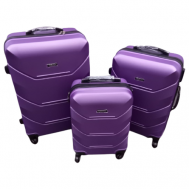 Умный чемодан , 117 л, размер L, фиолетовый Freedom