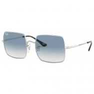 Солнцезащитные очки , квадратные, оправа: металл, с защитой от УФ, градиентные, серый Ray-Ban