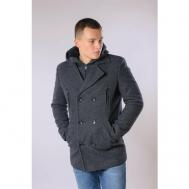 Пальто , размер 50/182, серый Truvor