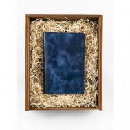 Обложка для паспорта , натуральная кожа, подарочная упаковка, синий Custopelle