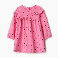 Платье для девочки, цвет розовый, рост 134 см Luneva