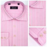 Рубашка , размер 39, розовый Luccio