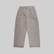 Брюки , повседневные, оверсайз силуэт, карманы, размер 32, серый Krakatau