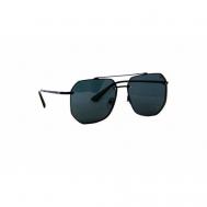 Солнцезащитные очки , авиаторы, оправа: металл, с защитой от УФ, черный Blancia