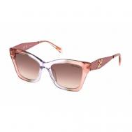 Солнцезащитные очки , бабочка, оправа: пластик, для женщин, розовый Blumarine
