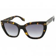 Солнцезащитные очки , кошачий глаз, с защитой от УФ, градиентные, для женщин, коричневый Marc Jacobs