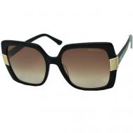 Солнцезащитные очки , бабочка, с защитой от УФ, градиентные, для женщин, коричневый MARCIANO GUESS