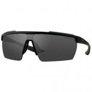 Солнцезащитные очки , монолинза, оправа: пластик, спортивные, ударопрочные, с защитой от УФ, черный Nike