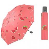 Смарт-зонт автомат, 2 сложения, купол 98 см., 8 спиц, система «антиветер», чехол в комплекте, для женщин, розовый Elephant CLAN